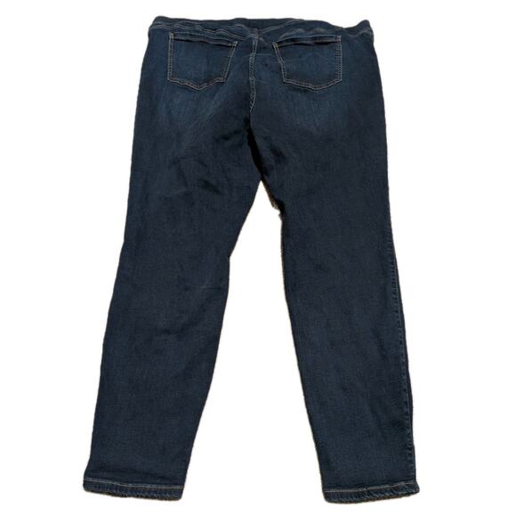 Torrid Super Soft Jeans Dark Wash Size 4 TALL No Button Pocket Stretch Lean Jean - Picture 2 of 8